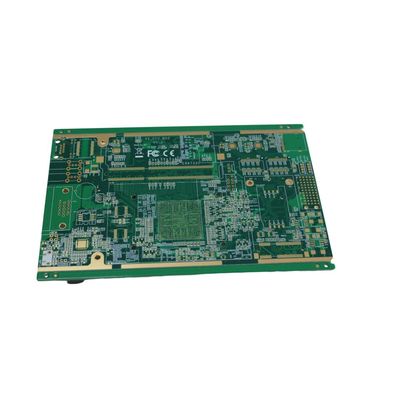 Βιομηχανικός έλεγχος HDI PCB Board Κόκκινη ηλεκτρονική συσκευή