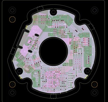Πίνακας πολυεπίπεδου PCB με πίσω τρυπάνι 0,15 mm για την κατασκευή